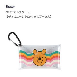 Desney Pouch Skater Retro Pooh Clear