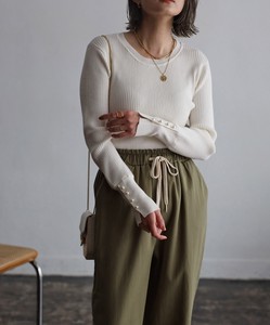 Sweater/Knitwear Pearl Button