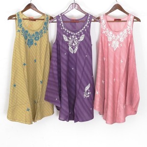 Casual Dress Cotton One-piece Dress Embroidered