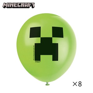 Party Item Balloon Minecraft 8-pcs