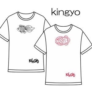 kingyo  金魚　Tシャツ