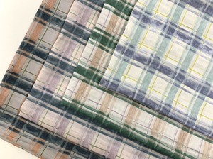 Cotton Check Pattern 4-colors 2023 New Made in Japan
