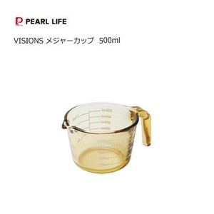ビジョン メジャーカップ   計量カップ 500ml 耐熱ガラスパール金属 CP-8818　VISIONS