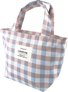 Lunch Bag Pink Check