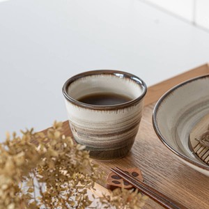 市原製陶 いえねこ そば猪口 キジトラ(茶)[日本製/美濃焼/和食器]