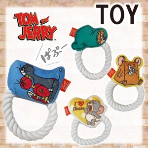 ロープ付きおもちゃ　"トムとジェリー" ペットグッズ