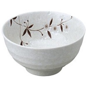白雪桜 5.5多用丼ぶり ボウル ラーメン 日本製 美濃焼 陶器