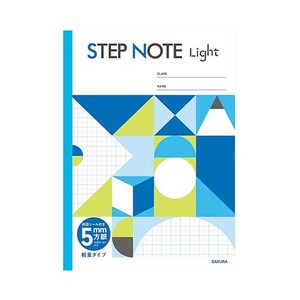 Notebook Step Note Light Campus Junior SAKURA CRAY-PAS 5mm