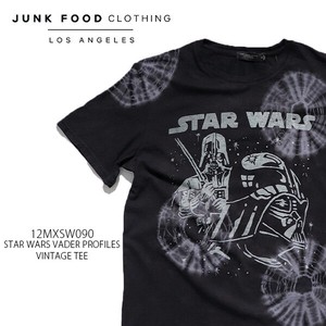 ジャンクフード クロージング【JUNK FOOD CLOTHING】STAR WARS VADER PROFILES VINTAGE TEE Tシャツ