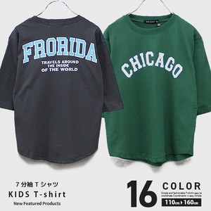 Kids' 3/4 Sleeve T-shirt Plainstitch Kids 7/10 length