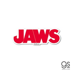 ジョーズ ダイカットミニステッカー ロゴ JAWS 映画 アトラクション ユニバーサル  JWS-001