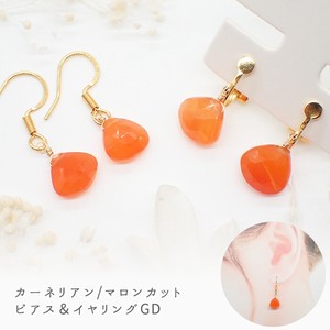Pierced Earrings Gold Post Tanzanite Earrings Stainless Steel Made in Japan