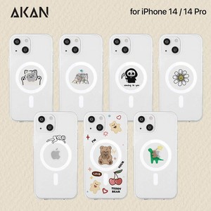 AKAN [ iPhone 14 / 14 Pro ] magsafe対応クリアケース アイフォン カバー