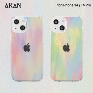 AKAN [ iPhone 14 / 14 Pro ] ソフトクリアケース パステル アイフォン カバー