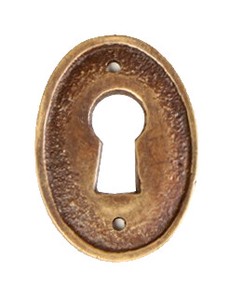 ブラス鍵穴プレート M83-0079