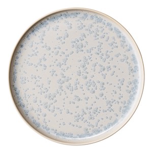 美濃焼 食器 ZUK 白露 7.5丸浅口切立皿（藍晶） minoware 日本製