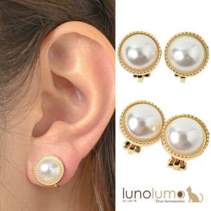 Clip-On Earrings Pearl Earrings Ladies' Simple