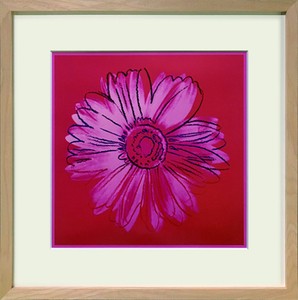 アートフレーム　アンディ・ウォーホル Andy Warhol Daisy, c.1982(crimson and pink)