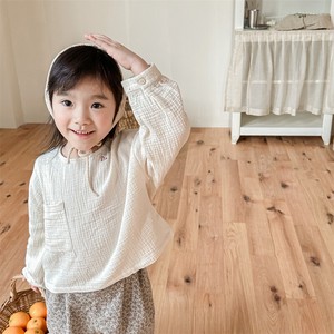 韓国スタイル　ふんわり袖シャツ　 ベビー　新生児　キッズ　子供服
