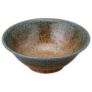 砂地藍流し 6.3反和丼ぶり ボウル ラーメン 陶器 日本製 美濃焼