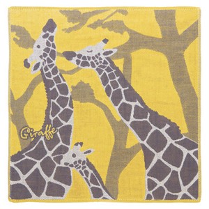 【日本製】今治タオル ハンカチ 3重ガーゼ 【 Giraffe 】≪Pocchi≫ プチギフト