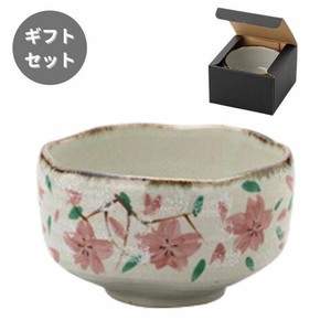 ギフトセット 桜 手描抹茶碗 美濃焼 日本製