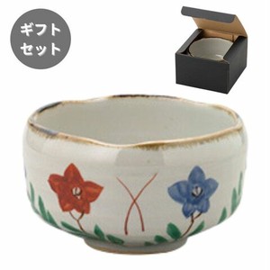 ギフトセット 桔梗 手描抹茶碗 美濃焼 日本製