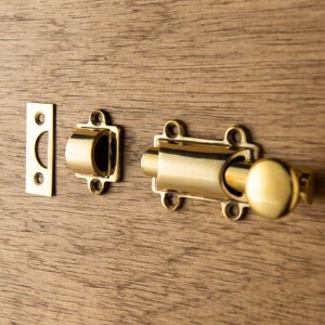 タワーボルト　ロック　真鍮　ゴールド　DIY