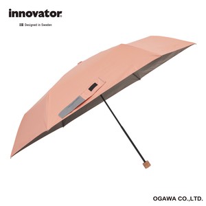 innovator　晴雨兼用【折りたたみ傘】　60cm　ペールオレンジ