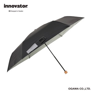 innovator　晴雨兼用【折りたたみ傘】　60cm　ブラック