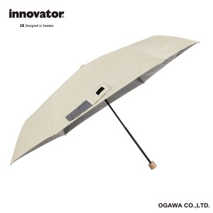 innovator　晴雨兼用【折りたたみ傘】　60cm　ペールライトイエロー