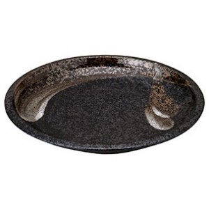 明世荒刷毛 括り手8.0皿 プレート 陶器 日本製 美濃焼 和食器