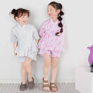【再入荷！】自社工場L.COPECK　女の子甚平（90-130cm）C3090 Traditional Japanese clothing.