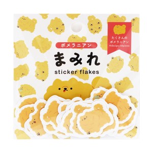 WORLD CRAFT Planner Stickers Sticker Animals Mamire Series Flake Seal Pomeranian Dog
