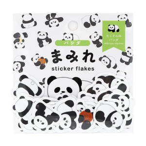 手帐用贴纸 造型贴纸 WORLD CRAFT 系列 贴纸 可爱 动物 熊猫