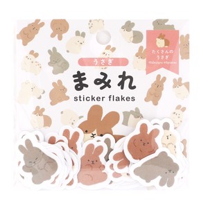 WORLD CRAFT Planner Stickers Sticker Animals Mamire Series Flake Seal Rabbit