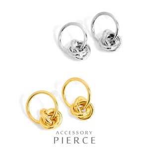 Pierced Earrings Gold Post Gold M