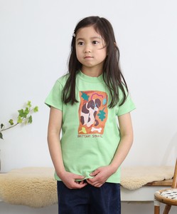 Brittany Spaniel Short Sleeve Tee For Kids（ブリタニースパニエル・半袖Tシャツ／キッズ）