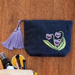 Pouch Embroidered