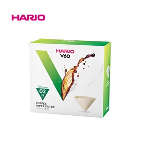 『HARIO』4上入荷予定 02用 V60用ペーパーフィルター02M　100枚入 VCF-02-100MK-24+（ハリオ）