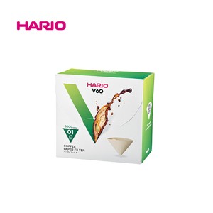2023リニューアル『HARIO』01用 V60用ペーパーフィルター01M 100枚入 VCF-01-100MK-23+（ハリオ）