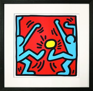 アートフレーム　キース・ヘリング Keith Haring Untitled