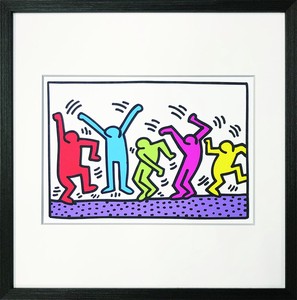 アートフレーム　キース・ヘリング Keith Haring Untitled (dance)