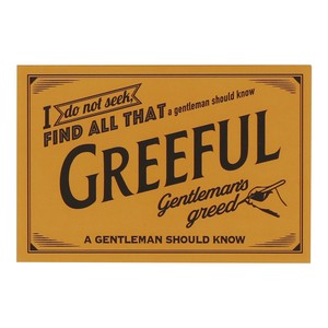 Greefulグリーティングカード M GREEFUL オレンジ ※日本国内のみの販売