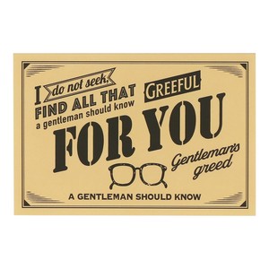 Greefulグリーティングカード M FOR YOU ベージュ※日本国内のみの販売