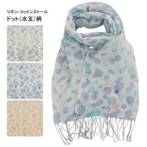 Stole Colorful Spring/Summer Linen Cotton Stole Polka Dot NEW