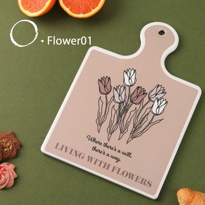 DECOLE Cutting Board Flower Mini