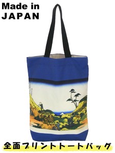Tote Bag Japanese Pattern Size M Made in Japan