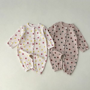 韓国スタイル　 ボタン ワッフル ベビー服 ロンパース　 ベビー　新生児　キッズ　子供服