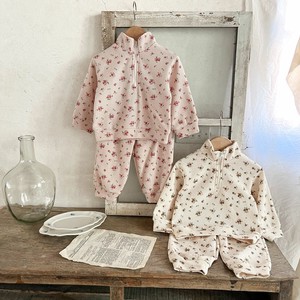 韓国スタイル　ブロークンフラワー上下セット　 ベビー　新生児　キッズ　子供服